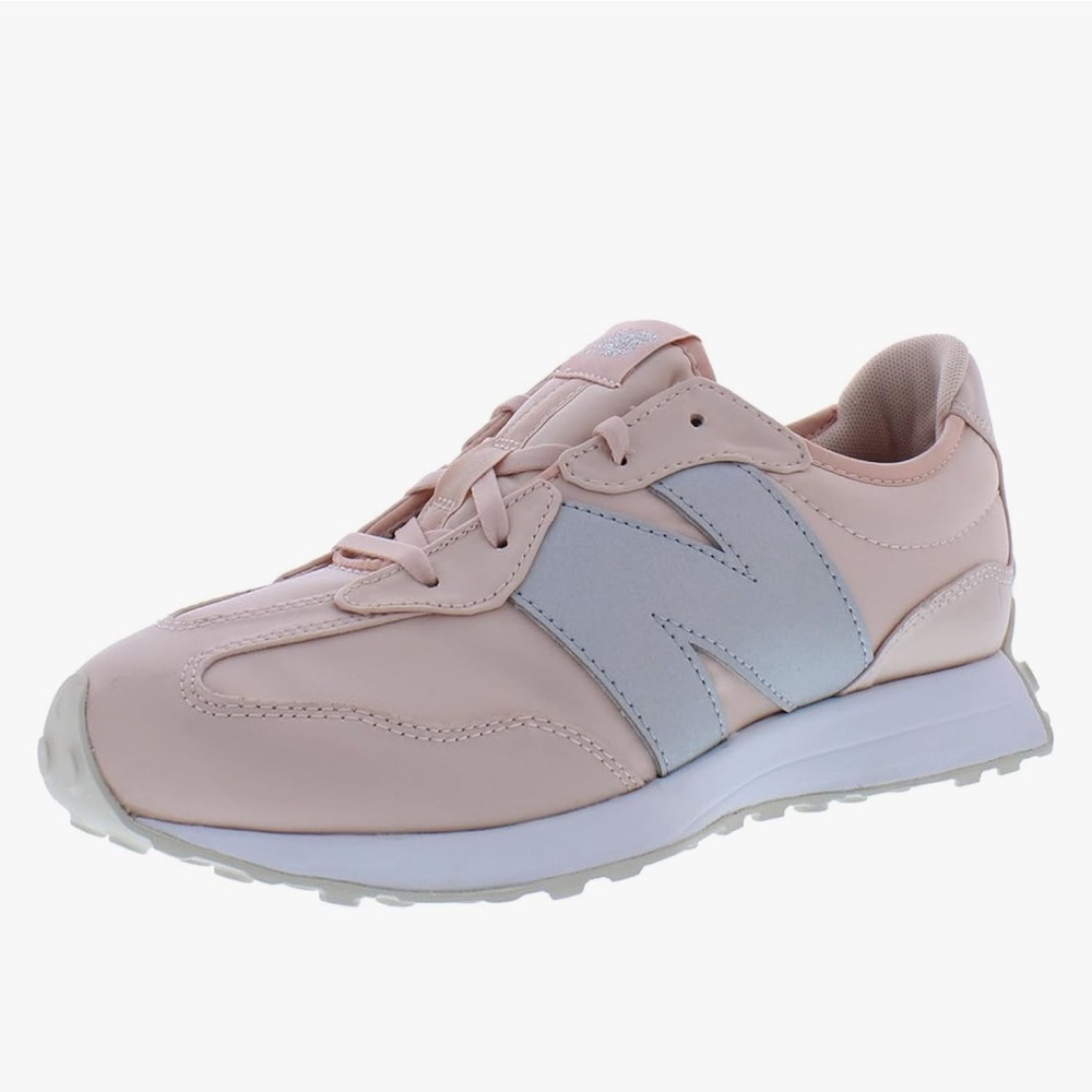 New Balance 327 Pink and Silver Sneakers